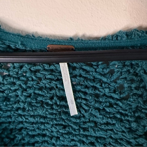 Free People Sand Dunes Pullover Sweater Green Size Large - Picture 3 of 10